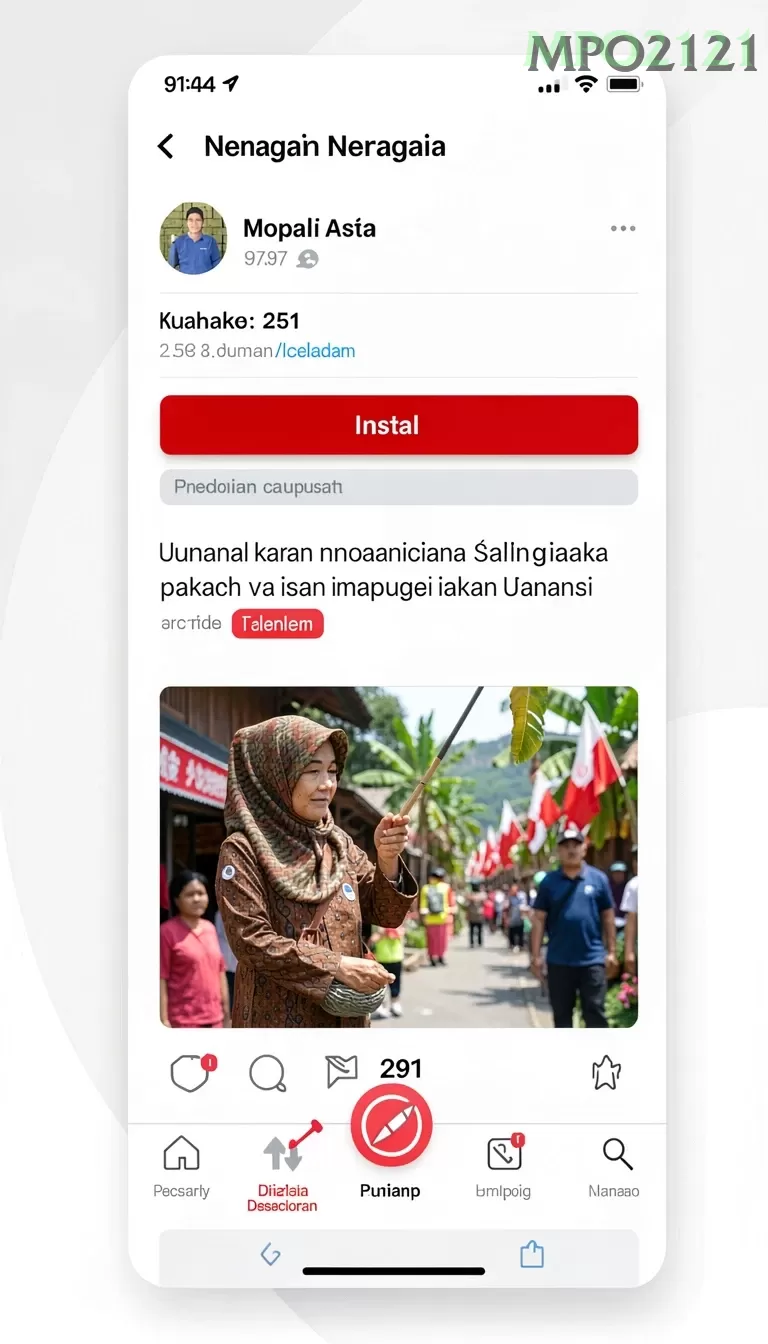 Cuplikan layar 555ZK — pengaturan akun