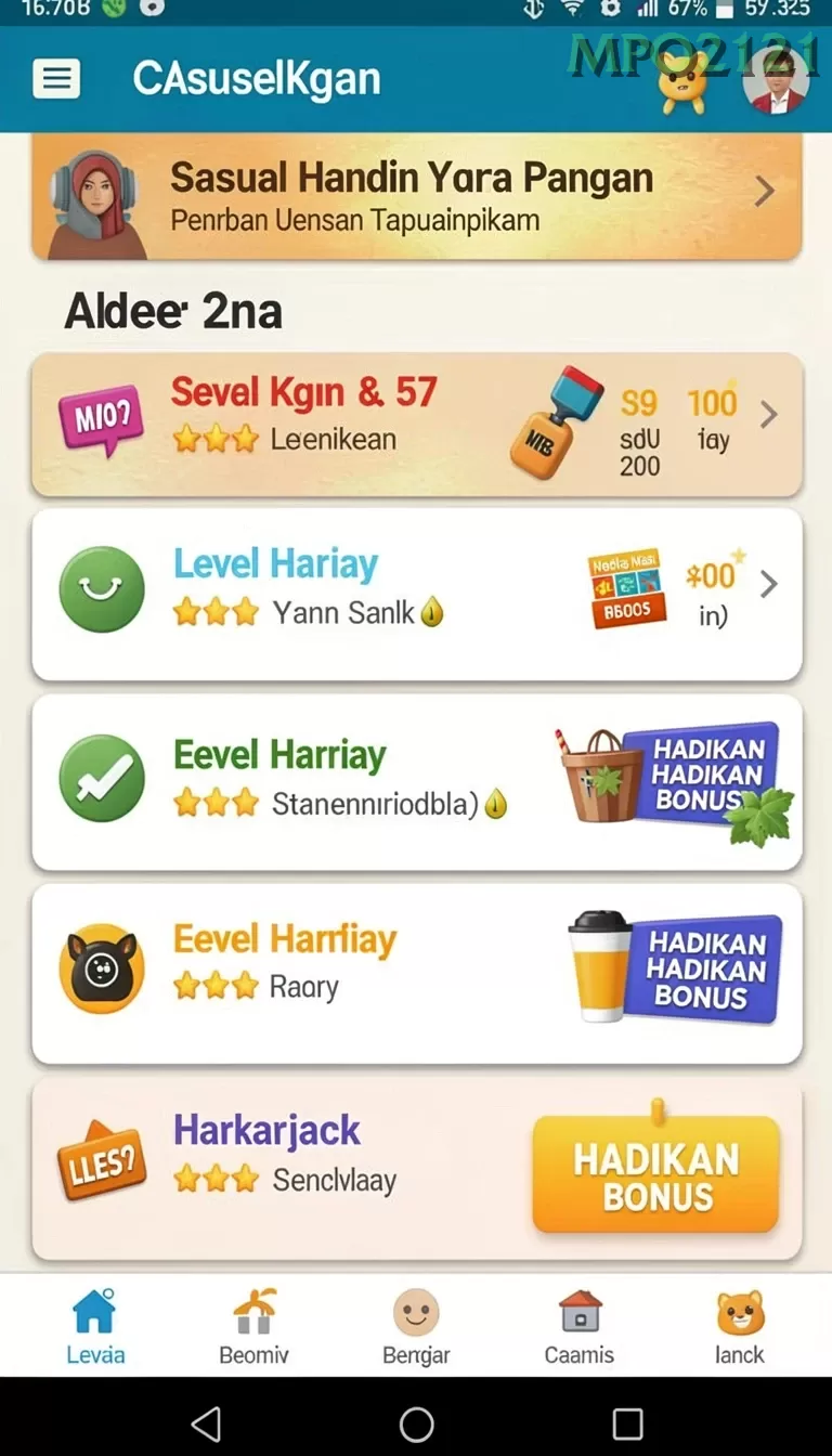 Cuplikan layar ORCA128 — halaman utama